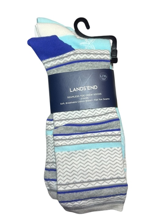 Lands' End Accessories - NWT ✨ Lands' End seamless toe crew socks Women’s L/XL 10-13